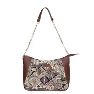 Geometric Pattern Tapestry Fabric Hobo Bag |Shoulder Sling bag, Purse